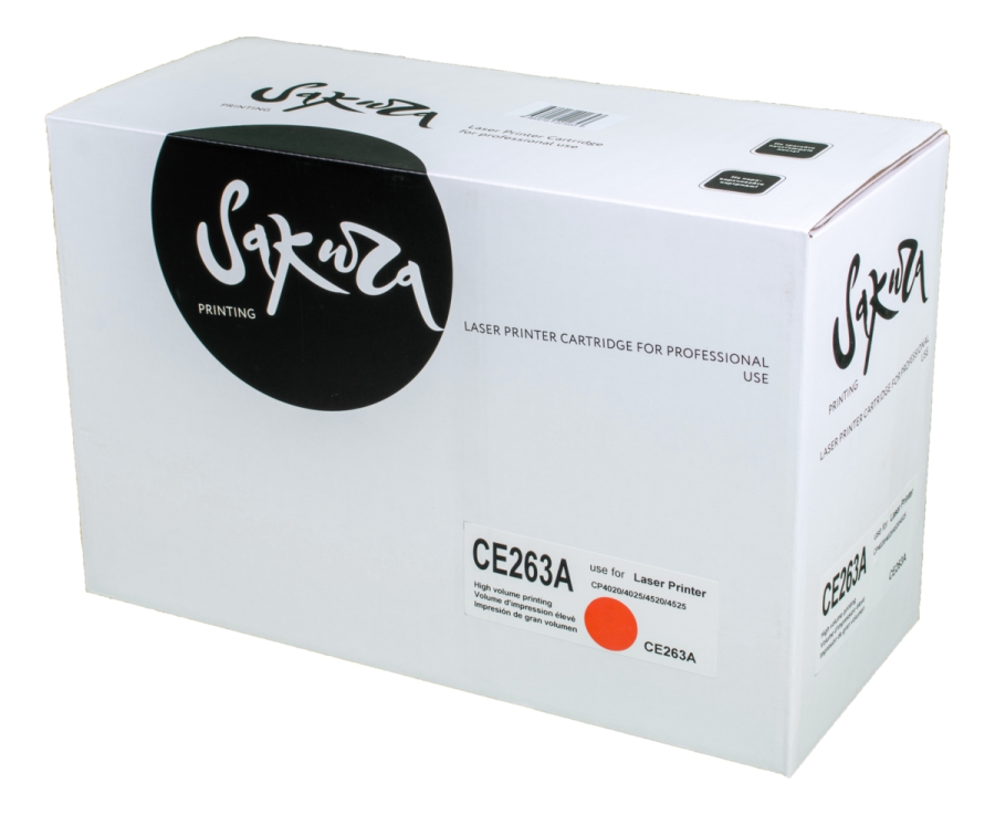 Картридж лазерный SAKURA CE263A пурпурный
Картридж лазерный SAKURA CE263A пурпурный