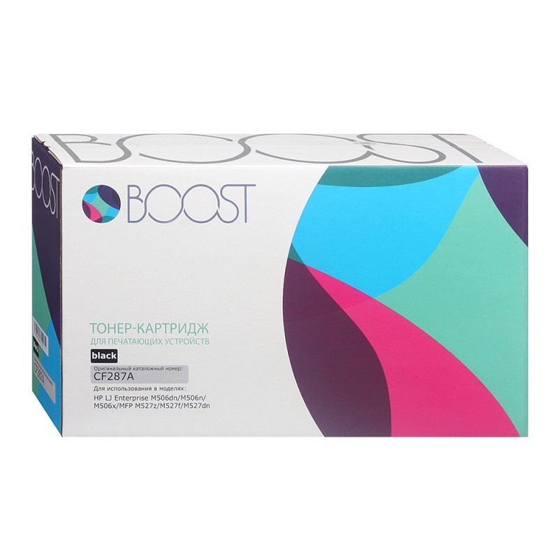 Тонер-картридж Boost CF287A V9.0, Черный
Тонер-картридж Boost CF287A V9.0, Черный