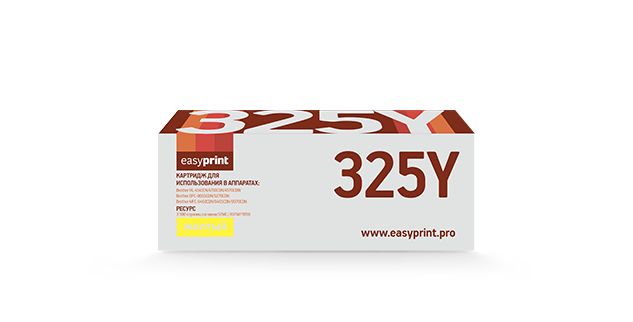 Картридж лазерный EasyPrint LB-325Y Yellow, Желтый
Картридж лазерный EasyPrint LB-325Y Yellow, Желтый
