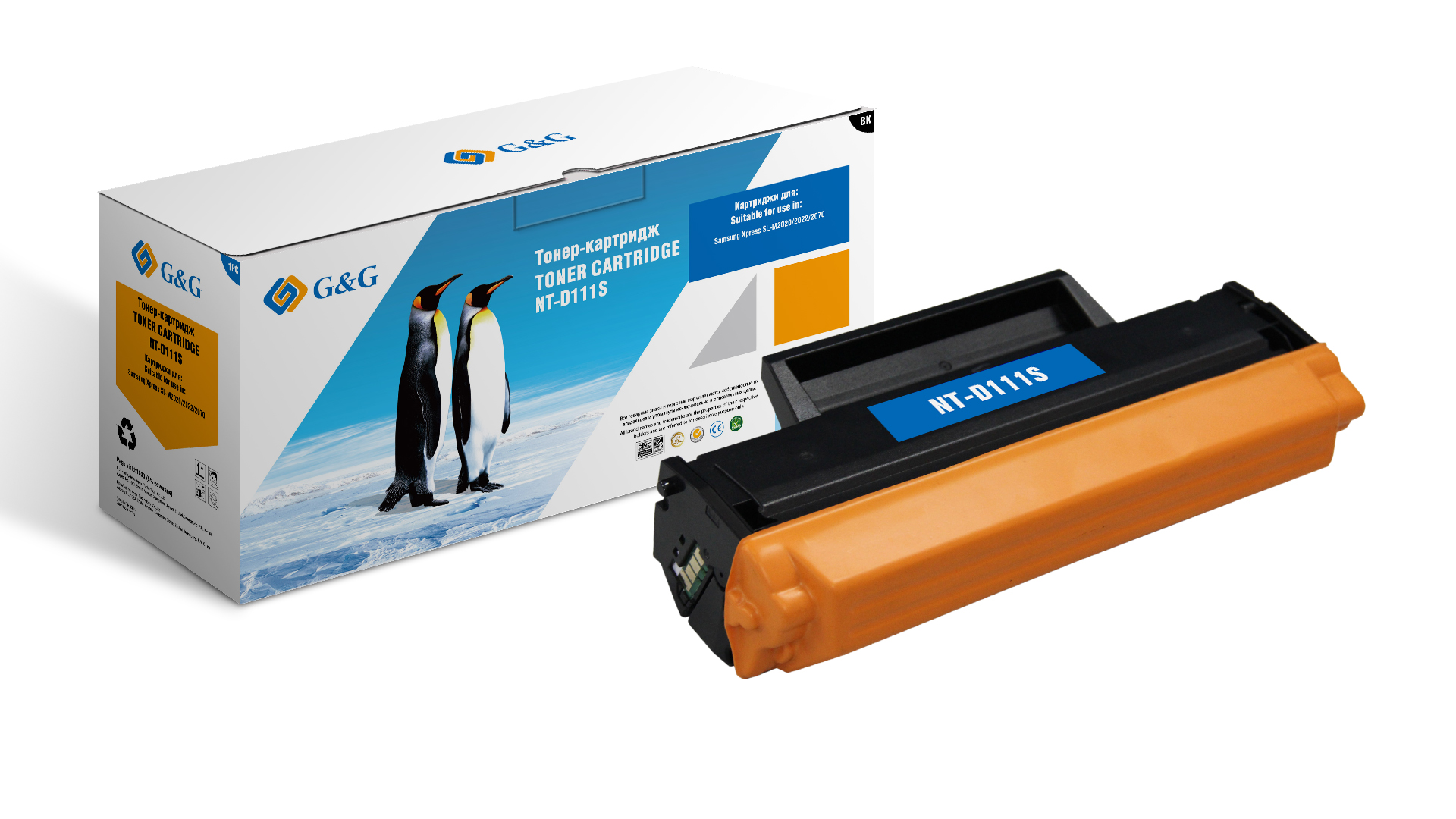 Тонер-картридж G&G NT-D111S, Черный
Тонер-картридж G&G NT-D111S, Черный