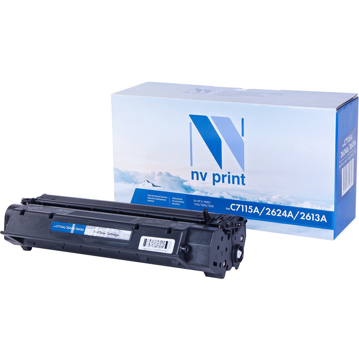 Картридж лазерный NV Print C7115A/2624A/2613A, Черный
Картридж лазерный NV Print C7115A/2624A/2613A, Черный