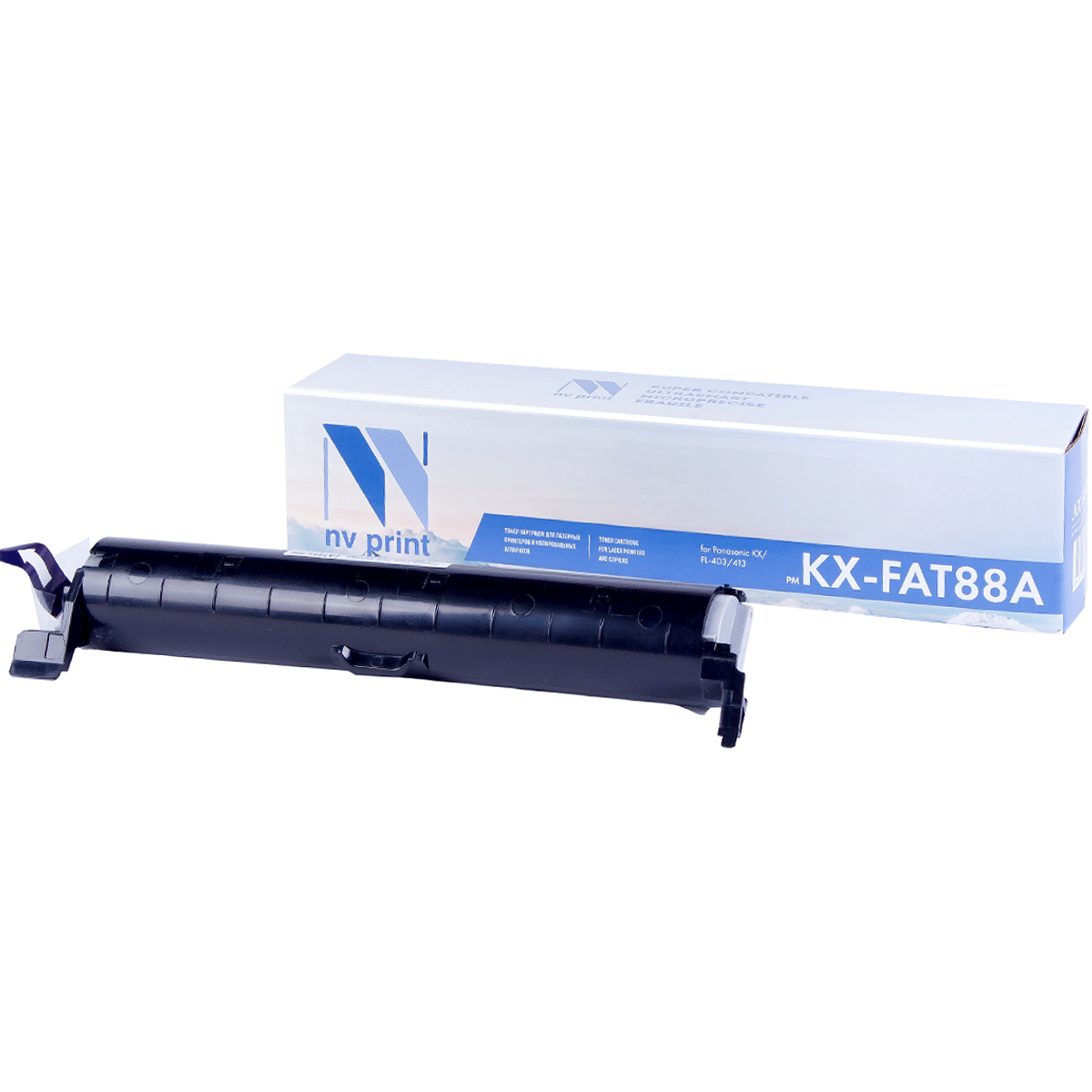 Картридж лазерный NV Print Panasonic KX-FAT88A, Черный
Картридж лазерный NV Print Panasonic KX-FAT88A, Черный