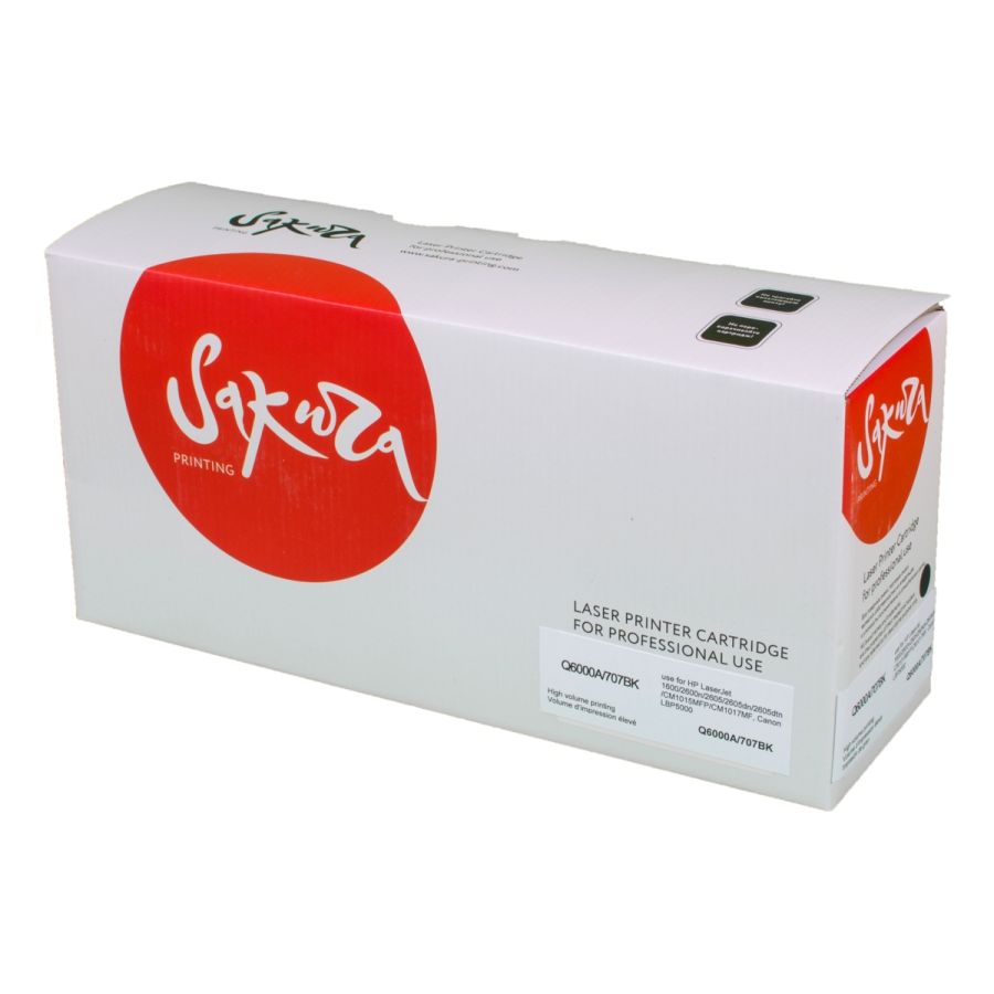 Картридж лазерный Sakura Q6000A/707BK Black, Черный
Картридж лазерный Sakura Q6000A/707BK Black, Черный