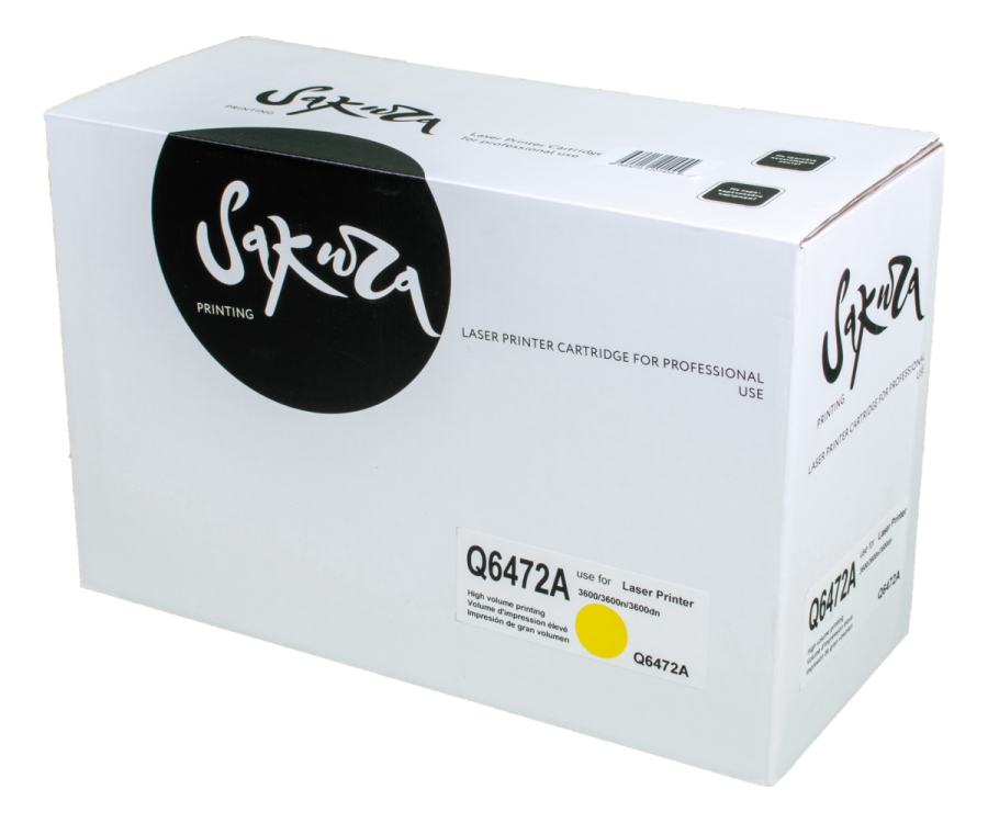 Картридж лазерный Sakura SAQ6472A Yellow, Желтый
Картридж лазерный Sakura SAQ6472A Yellow, Желтый