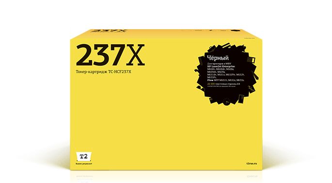 Тонер-картридж T2 TC-HCF237X Black, Черный
Тонер-картридж T2 TC-HCF237X Black, Черный