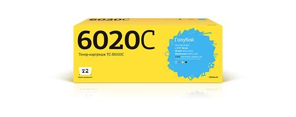 Картридж лазерный T2 TC-X6020C Cyan, Голубой
Картридж лазерный T2 TC-X6020C Cyan, Голубой