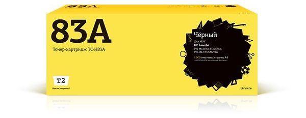 Картридж лазерный T2 TC-H83A, Черный
Картридж лазерный T2 TC-H83A, Черный