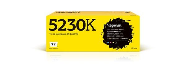 Картридж лазерный T2 TC-K5230B Black, Черный
Картридж лазерный T2 TC-K5230B Black, Черный