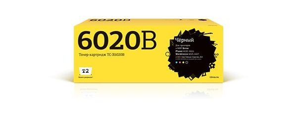 Картридж лазерный T2 TC-X6020B Black, Черный
Картридж лазерный T2 TC-X6020B Black, Черный