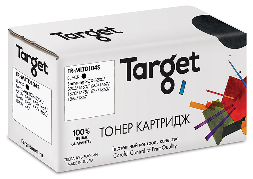 Тонер-картридж Target TR-MLTD104S, Черный
Тонер-картридж Target TR-MLTD104S, Черный