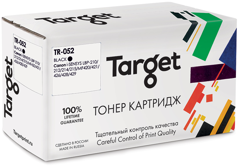 Тонер-картридж Target TR-052, Черный
Тонер-картридж Target TR-052, Черный
