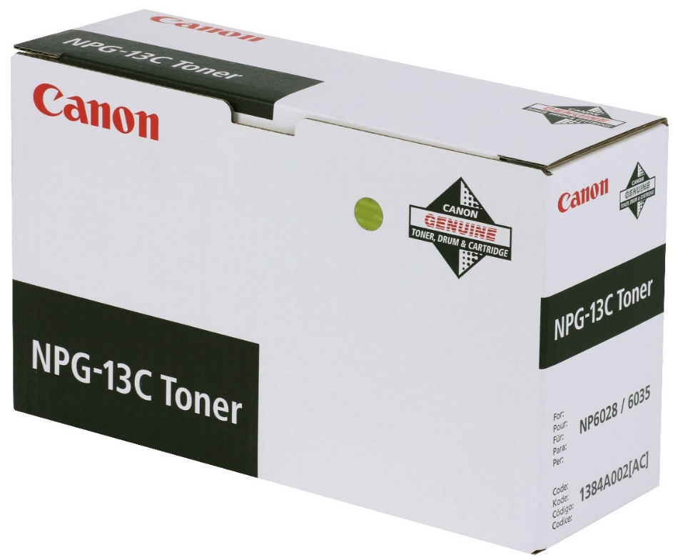 Тонер CANON NPG-13, Черный
Тонер CANON NPG-13, Черный
