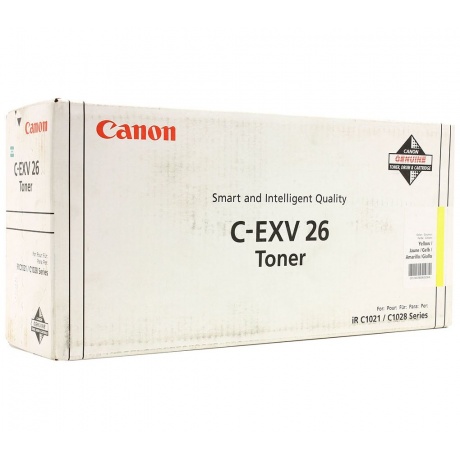Тонер CANON C-EXV26 Y жёлтый, Желтый
Тонер CANON C-EXV26 Y жёлтый, Желтый