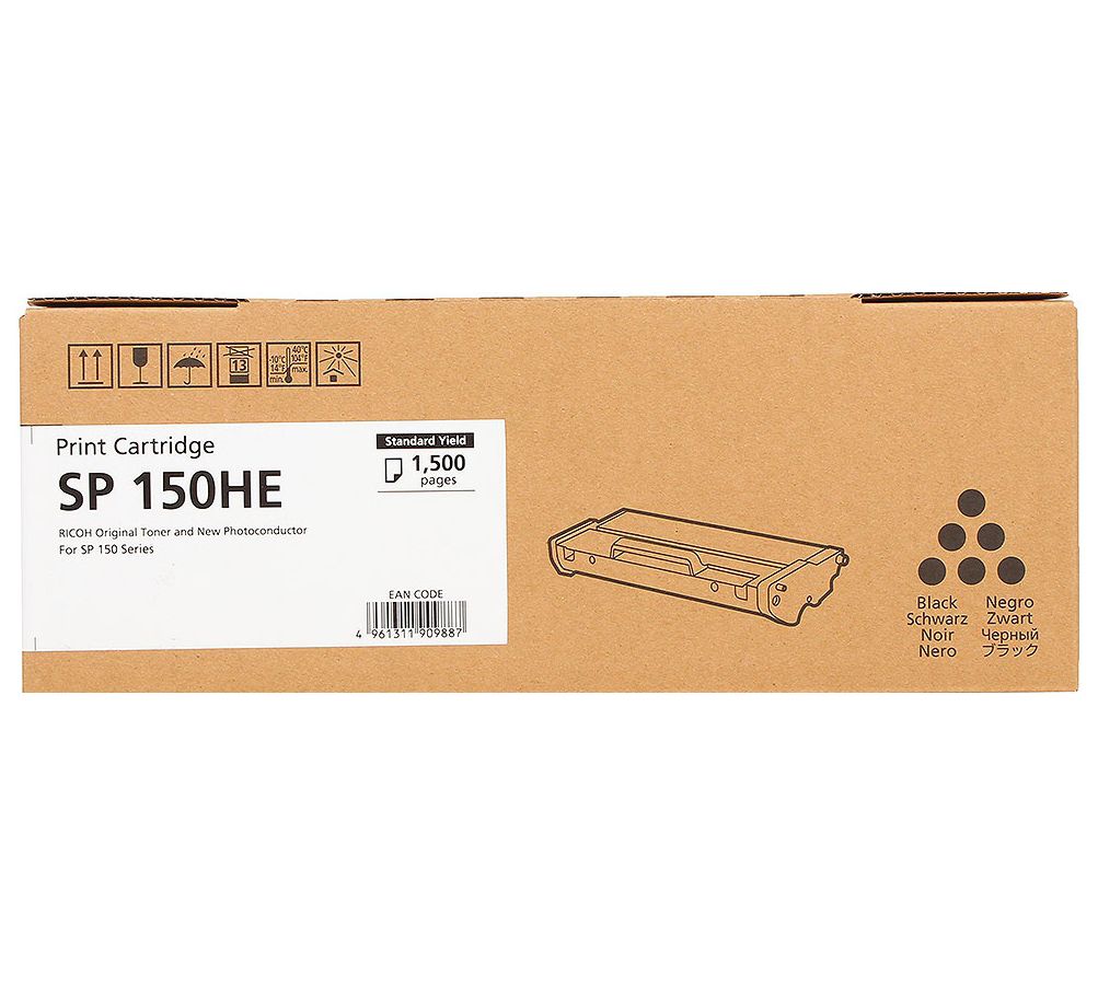Принт-картридж Ricoh SP 150LE (700 стр) SP150/SP150w/SP150SU/SP150SUw, Черный
Принт-картридж Ricoh SP 150LE (700 стр) SP150/SP150w/SP150SU/SP150SUw, Черный
