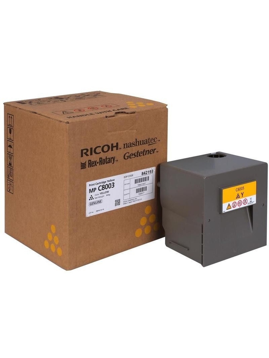 Тонер Ricoh тип MP C8003 желтый
Тонер Ricoh тип MP C8003 желтый
