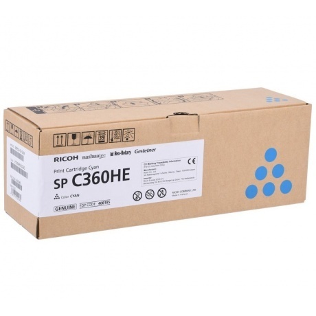 Принт-картридж тип SP C360HE (6K) голубой Ricoh SP C360DNw/SP C360SNw/SP C360SFNw/SP C361SFNw
Принт-картридж тип SP C360HE (6K) голубой Ricoh SP C360DNw/SP C360SNw/SP C360SFNw/SP C361SFNw