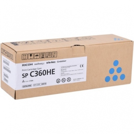 Принт-картридж тип SP C360HE (6K) голубой Ricoh SP C360DNw/SP C360SNw/SP C360SFNw/SP C361SFNw
Принт-картридж тип SP C360HE (6K) голубой Ricoh SP C360DNw/SP C360SNw/SP C360SFNw/SP C361SFNw