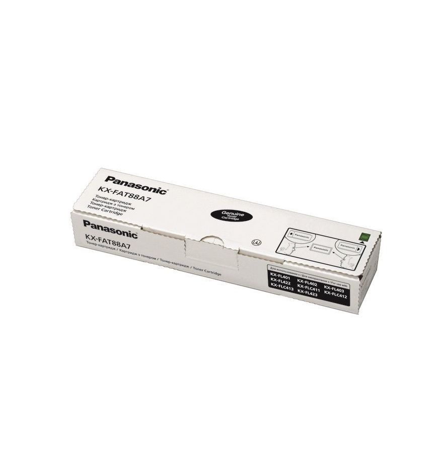 Тонер-картридж Panasonic KX-FAT88А7, Черный
Тонер-картридж Panasonic KX-FAT88А7, Черный