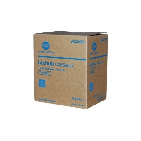 Тонер Konica-Minolta bizhub C35/C35P синий TNP-22C
Тонер Konica-Minolta bizhub C35/C35P синий TNP-22C