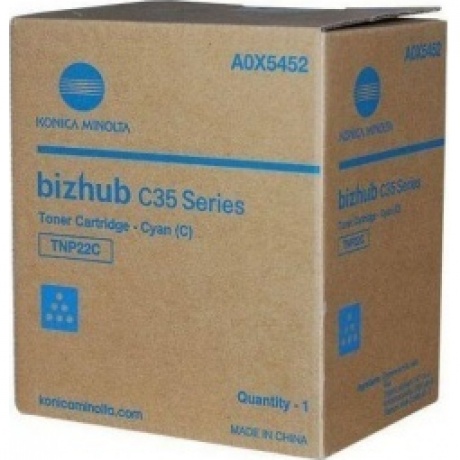 Тонер Konica-Minolta bizhub C35/C35P синий TNP-22C
Тонер Konica-Minolta bizhub C35/C35P синий TNP-22C