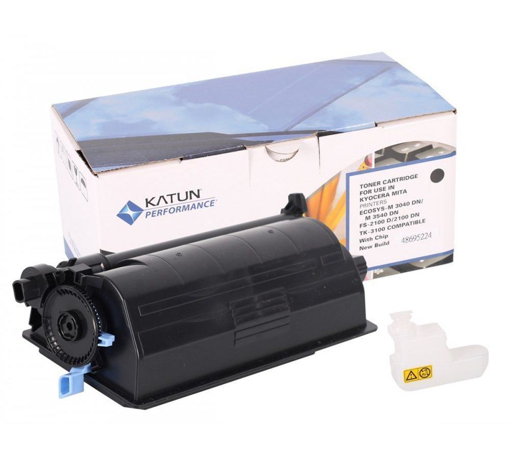 Тонер-картридж Katun для Kyocera FS-2100D/2100DN/M3040DN/M3540DN TK-3100 12.5K (С ЧИПОМ), Черный
Тонер-картридж Katun для Kyocera FS-2100D/2100DN/M3040DN/M3540DN TK-3100 12.5K (С ЧИПОМ), Черный