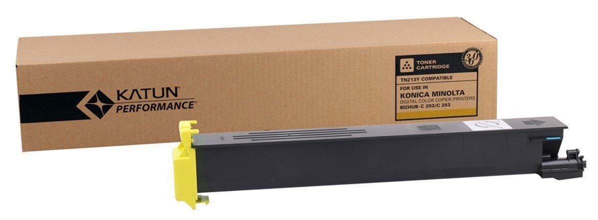 Тонер Katun для Konica-Minolta bizhub C203/C253/ Develop ineo+ 203/253 желтый TN-213Y (туба, 364г)
Тонер Katun для Konica-Minolta bizhub C203/C253/ Develop ineo+ 203/253 желтый TN-213Y (туба, 364г)