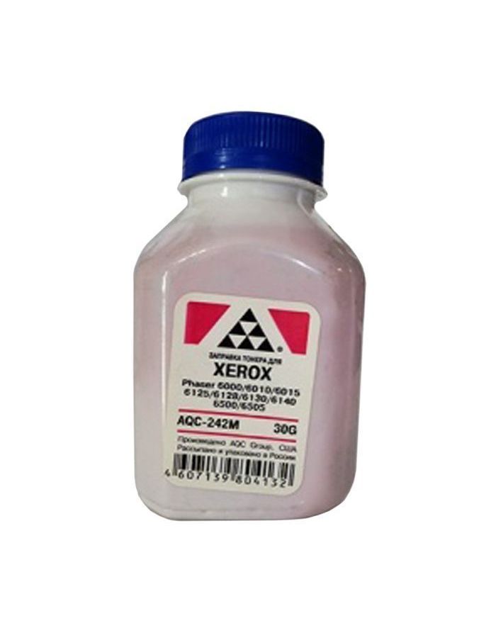 Тонер AQC для XEROX Phaser 6000/6010/6015/6125/6128/6130/6140/6500/6505 Magenta (фл. 30г), Пурпурный
Тонер AQC для XEROX Phaser 6000/6010/6015/6125/6128/6130/6140/6500/6505 Magenta (фл. 30г), Пурпурный