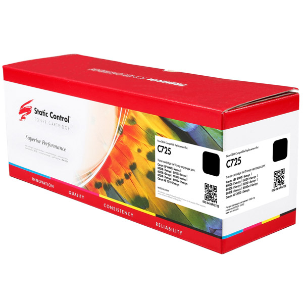 Картридж Static Control black C725 1.6K 002-04-SRG725
Картридж Static Control black C725 1.6K 002-04-SRG725