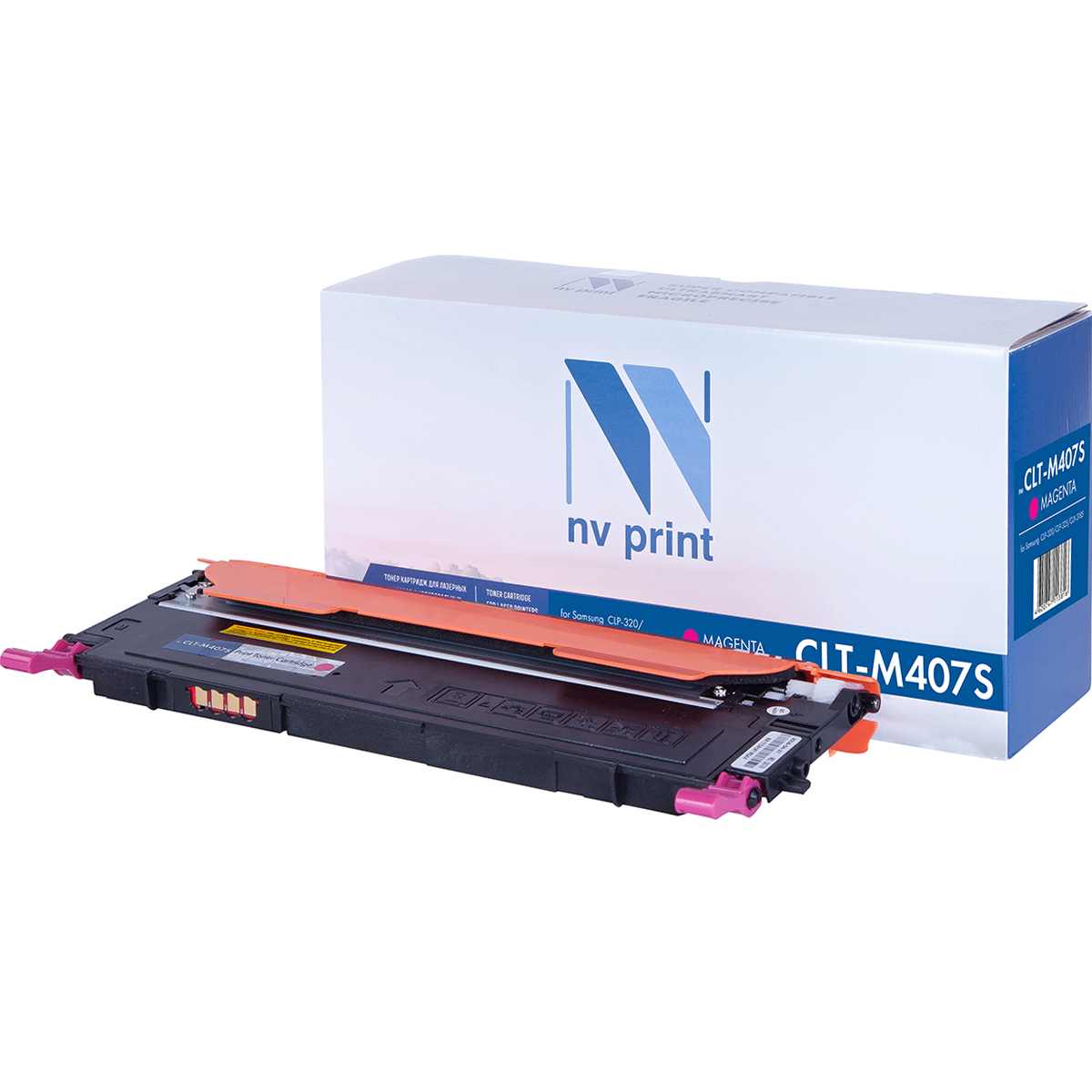 Картридж NV Print CLT-M407S Magenta для Samsung CLP-325/CLX-3185 (1000k)
Картридж NV Print CLT-M407S Magenta для Samsung CLP-325/CLX-3185 (1000k)