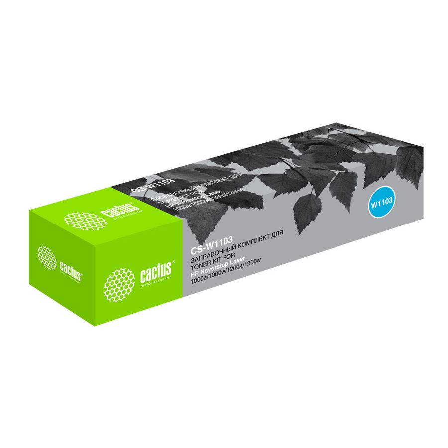 Картридж лазерный Cactus CS-W1103 черный (2500стр.) для HP Neverstop Laser 1000/1200
Картридж лазерный Cactus CS-W1103 черный (2500стр.) для HP Neverstop Laser 1000/1200