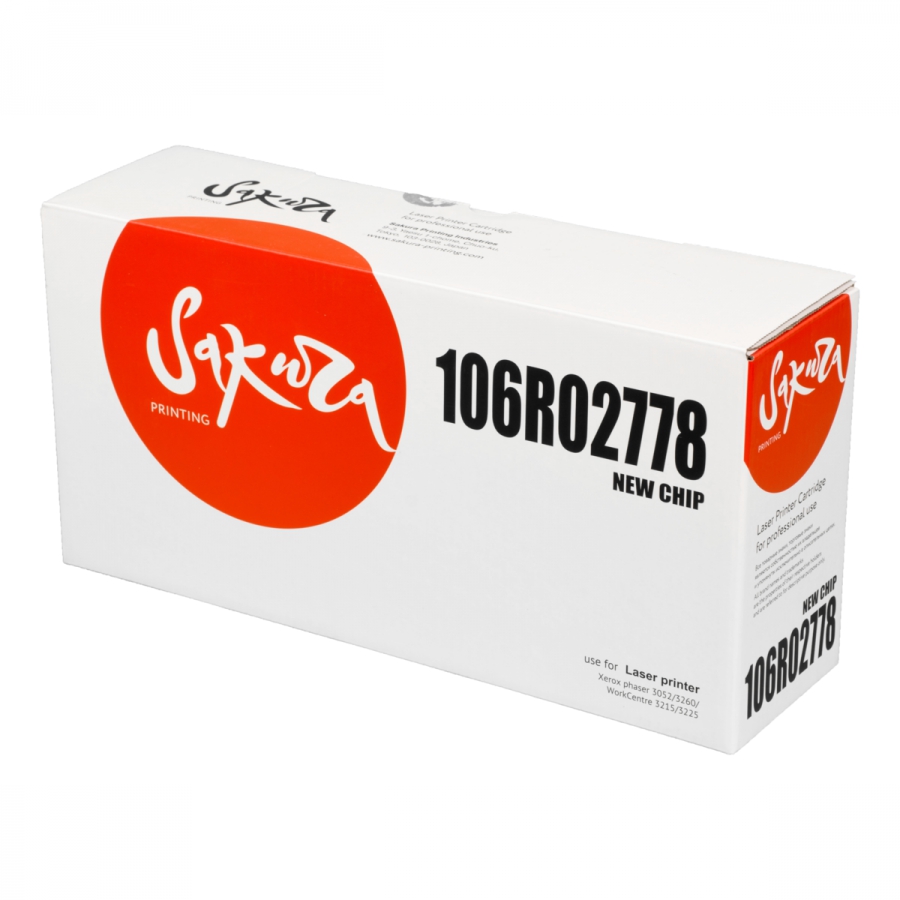 Картридж SAKURA 106R02778-N для Xerox Phaser WC3052/3260/3215/3225, черный, 3000 к. (обновленный чип
Картридж SAKURA 106R02778-N для Xerox Phaser WC3052/3260/3215/3225, черный, 3000 к. (обновленный чип