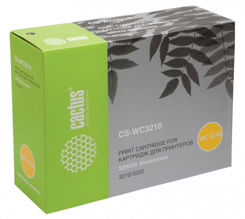 Картридж лазерный Cactus CS-WC3210 Black, Черный
Картридж лазерный Cactus CS-WC3210 Black, Черный