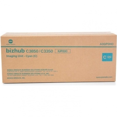 Блок фотобарабана Konica-Minolta bizhub C3350/C3850 (IUP-22C/A3GP0HD) синий
Блок фотобарабана Konica-Minolta bizhub C3350/C3850 (IUP-22C/A3GP0HD) синий