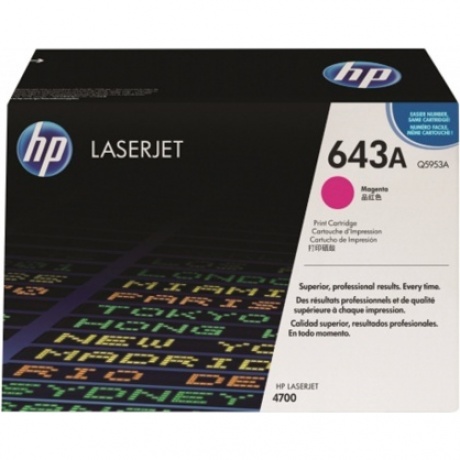 Картридж лазерный HP 643A (Q5953A) пурпурный
Картридж лазерный HP 643A (Q5953A) пурпурный
