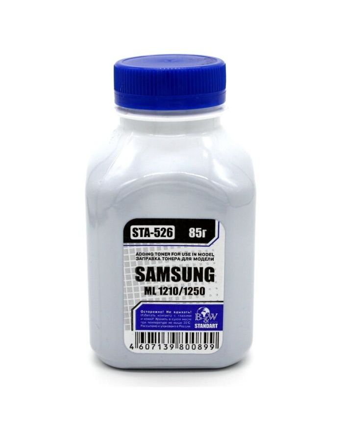 Тонер Black&White STA-526 для Samsung (фл. 85г), Черный
Тонер Black&White STA-526 для Samsung (фл. 85г), Черный
