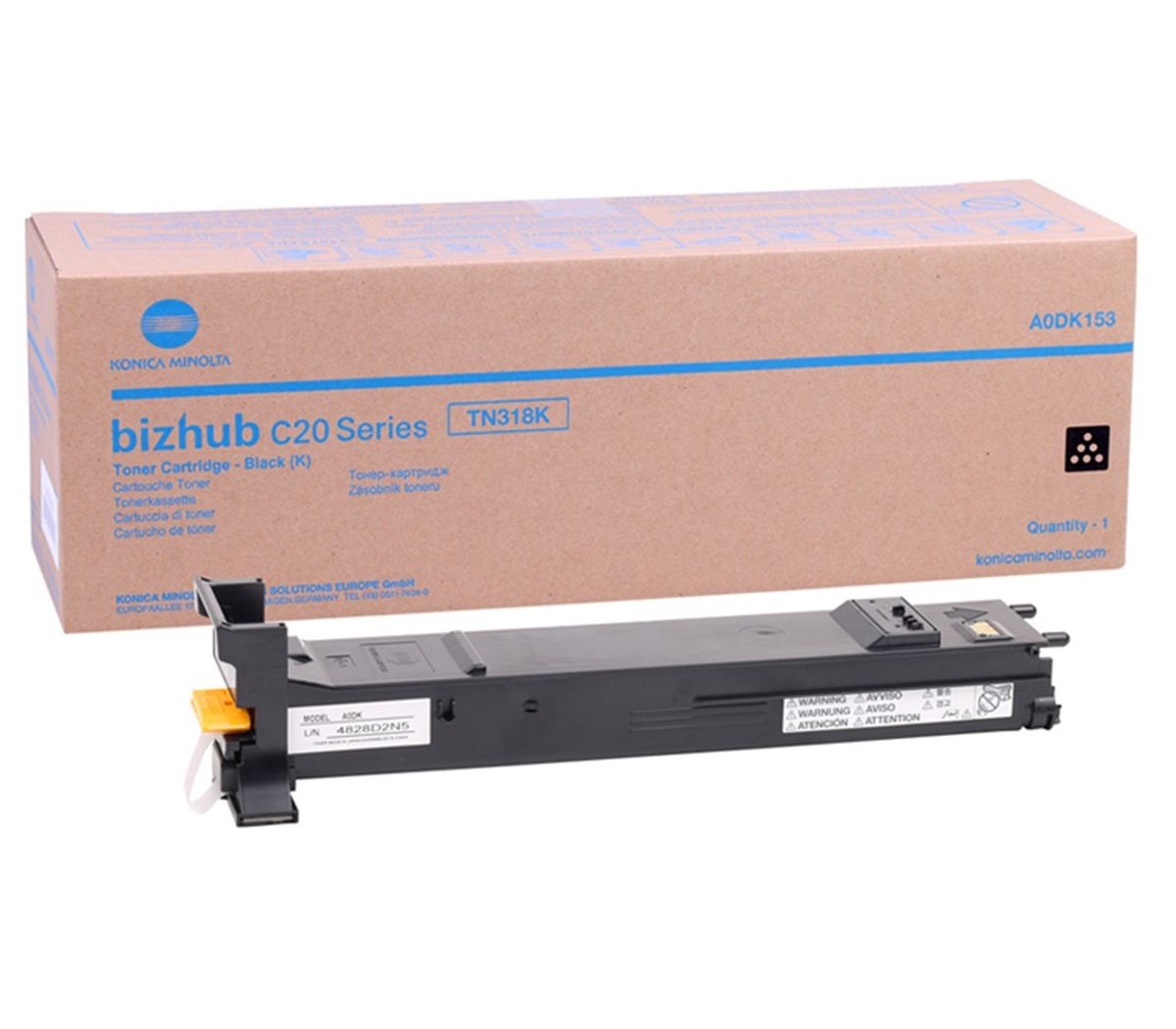 Тонер Konica-Minolta bizhub C20/C20P (TN-318C/A0DK453) синий
Тонер Konica-Minolta bizhub C20/C20P (TN-318C/A0DK453) синий