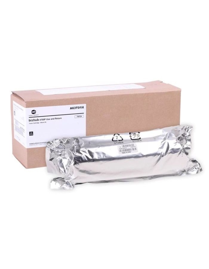 Тонер-картридж Konica-Minolta bizhub 4700P (TNP-34/A63T01H), Черный
Тонер-картридж Konica-Minolta bizhub 4700P (TNP-34/A63T01H), Черный