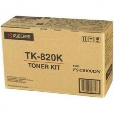 Тонер-картридж Kyocera TK-820K (1T02HP0EU0) Black
Тонер-картридж Kyocera TK-820K (1T02HP0EU0) Black