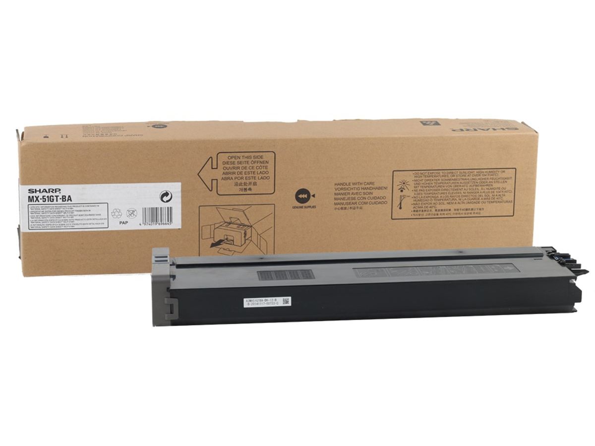Тонер-картридж Sharp MX51GTBA черный
Тонер-картридж Sharp MX51GTBA черный