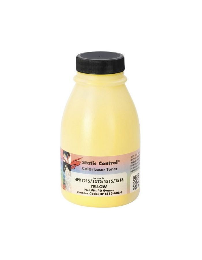 Тонер Static Control HP1515-40B-Y для HP (40 г) Yellow, Желтый
Тонер Static Control HP1515-40B-Y для HP (40 г) Yellow, Желтый