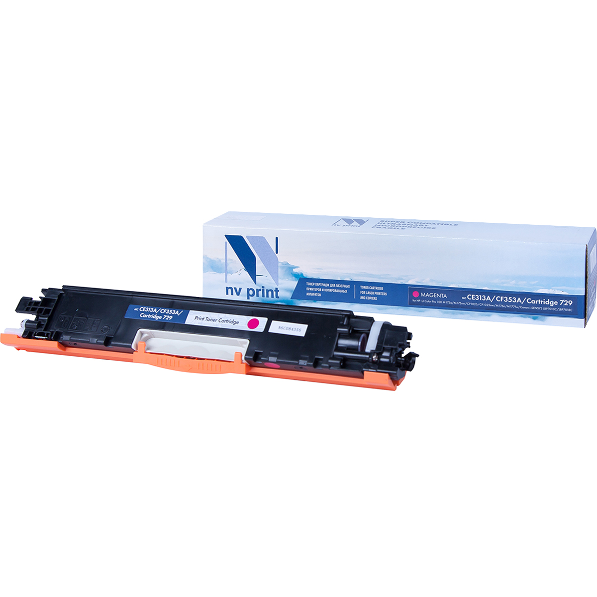 Картридж NV Print NV-CE313A/CF353A/NV-729 Magenta для Hewlett-Packard LaserJet Color Pro 100 M175a/M175nw/CP1025/CP1025nw/M176n/M177fw/Canon i-SENSYS, Пурпурный
Картридж NV Print NV-CE313A/CF353A/NV-729 Magenta для Hewlett-Packard LaserJet Color Pro 100 M175a/M175nw/CP1025/CP1025nw/M176n/M177fw/Canon i-SENSYS, Пурпурный