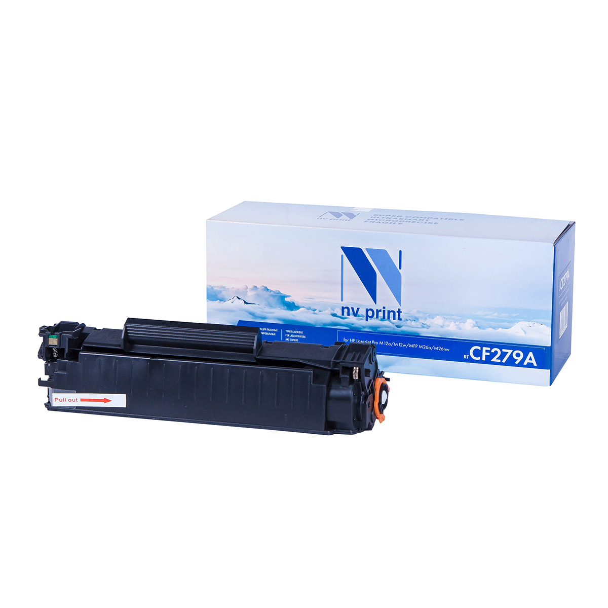 Картридж NV Print CF279A для Hewlett-Packard LaserJet Pro M12a/M12w/MFP M26a/M26nw (1000k), Черный
Картридж NV Print CF279A для Hewlett-Packard LaserJet Pro M12a/M12w/MFP M26a/M26nw (1000k), Черный