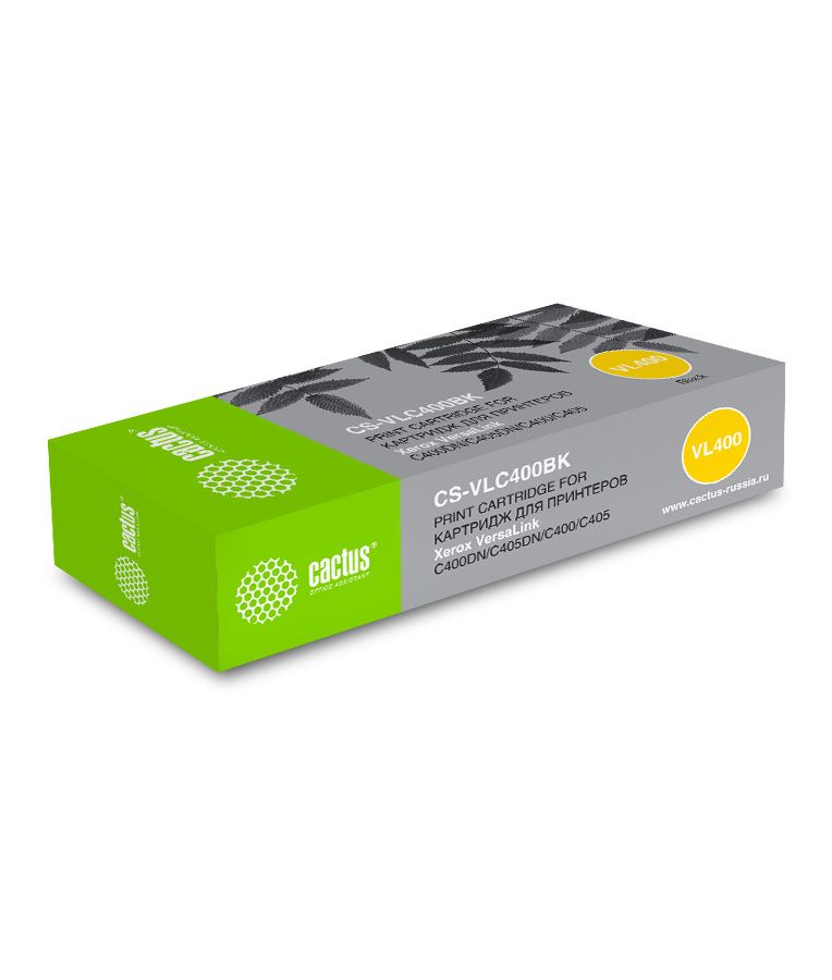 Картридж лазерный Cactus CS-VLC400BK 106R03532 черный (10500стр.) для Xerox VersaLink C400DN/C405DN/
Картридж лазерный Cactus CS-VLC400BK 106R03532 черный (10500стр.) для Xerox VersaLink C400DN/C405DN/