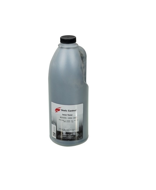 Тонер Static Control H2055-1KG-OS3 для HP (фл. 1кг) черный
Тонер Static Control H2055-1KG-OS3 для HP (фл. 1кг) черный