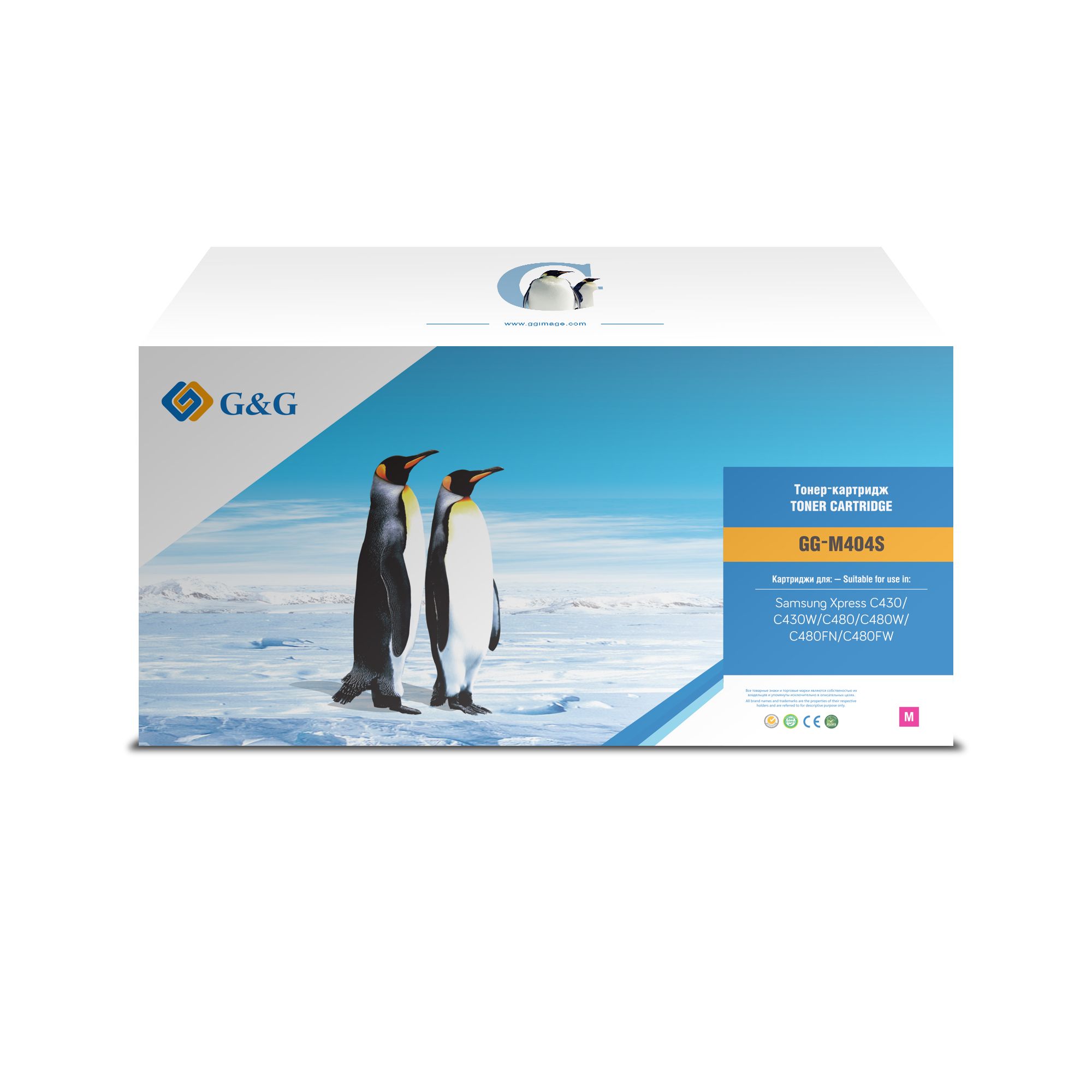 Картридж лазерный G&G GG-M404S пурпурный (1000стр.) для Samsung SL-C430/C430W/C480/C480W/C480FW
Картридж лазерный G&G GG-M404S пурпурный (1000стр.) для Samsung SL-C430/C430W/C480/C480W/C480FW