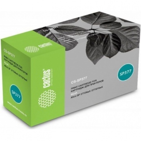 Картридж лазерный Cactus CS-SP377 408162 черный (6400стр.) для Ricoh Aficio SP 377DNwX/377SFNwX
Картридж лазерный Cactus CS-SP377 408162 черный (6400стр.) для Ricoh Aficio SP 377DNwX/377SFNwX