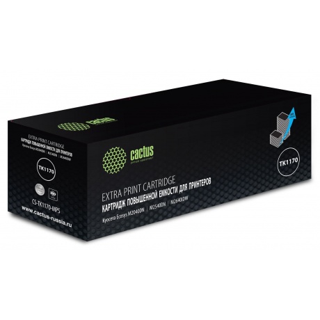 Картридж лазерный Cactus CS-TK1170-MPS черный (12000стр.) для Kyocera Ecosys M2040dn/ M2540dn/M2640idw
Картридж лазерный Cactus CS-TK1170-MPS черный (12000стр.) для Kyocera Ecosys M2040dn/ M2540dn/M2640idw