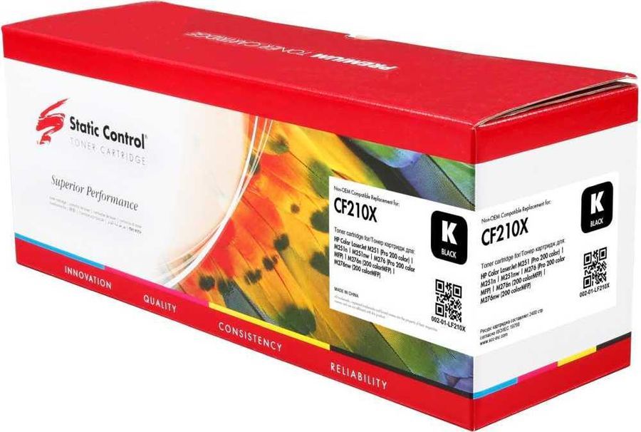 Картридж лазерный Static Control 002-01-LF210X CF210X черный (2400стр.) для HP LJ Pro M251/M276
Картридж лазерный Static Control 002-01-LF210X CF210X черный (2400стр.) для HP LJ Pro M251/M276