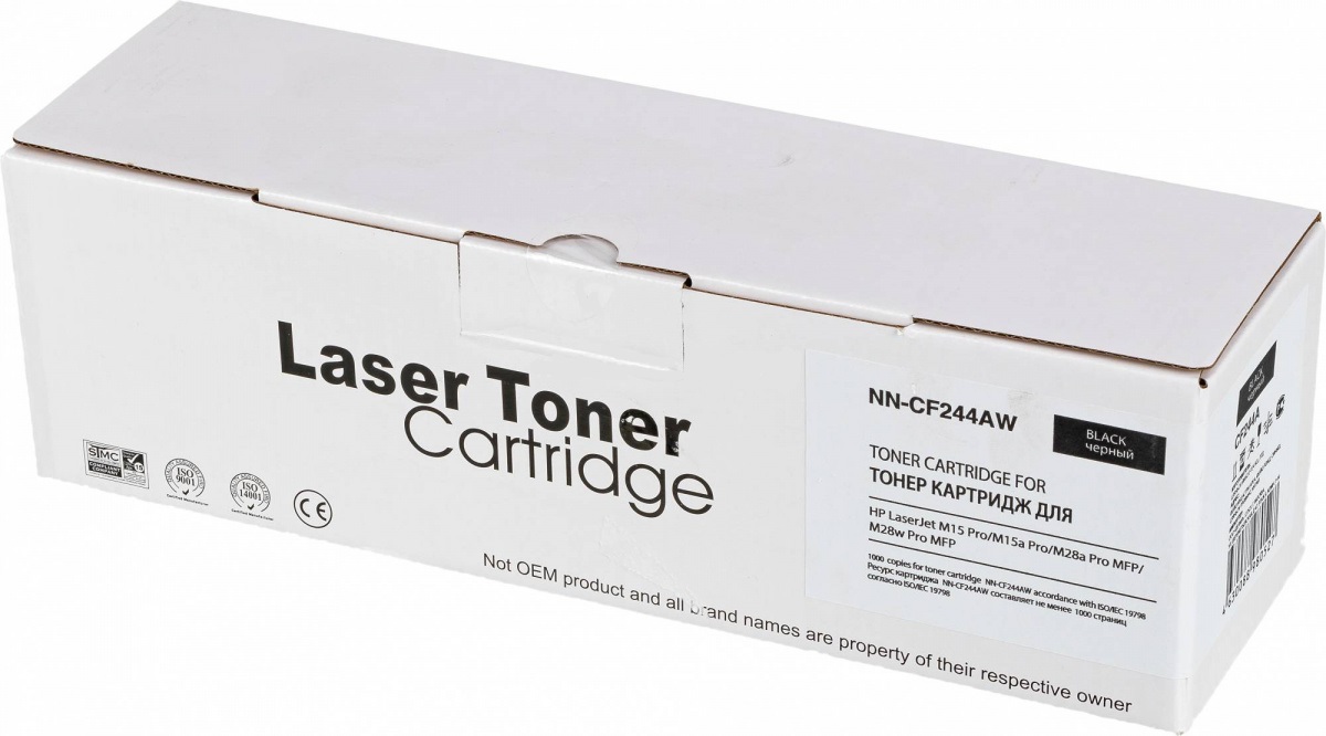 Картридж лазерный NN-CF244AW черный (1000стр.) для HP LJ M15 Pro/M15a Pro/M28a Pro MFP/M28w Pro MFP
Картридж лазерный NN-CF244AW черный (1000стр.) для HP LJ M15 Pro/M15a Pro/M28a Pro MFP/M28w Pro MFP