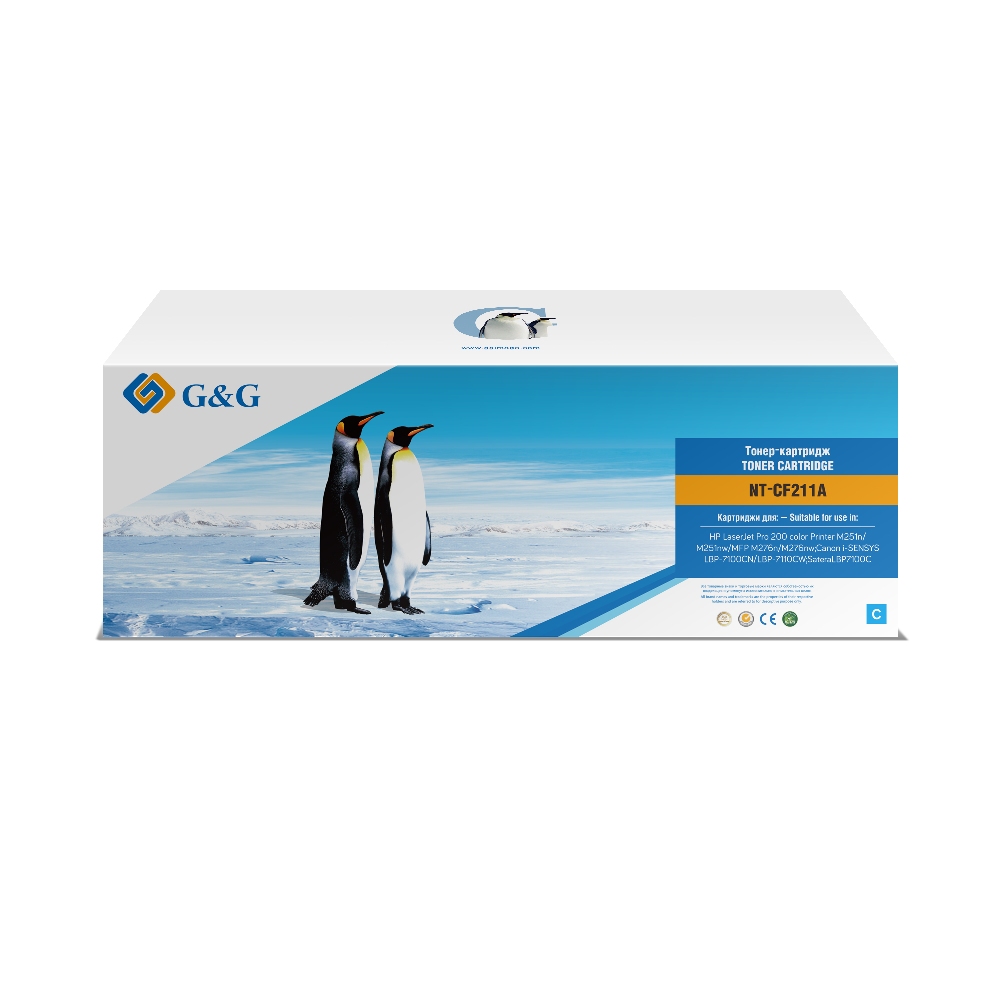 Картридж лазерный G&G NT-CF211A голубой (1800стр.) для HP LJ Pro 200 color Printer M251n/nw/MFP M276n
Картридж лазерный G&G NT-CF211A голубой (1800стр.) для HP LJ Pro 200 color Printer M251n/nw/MFP M276n